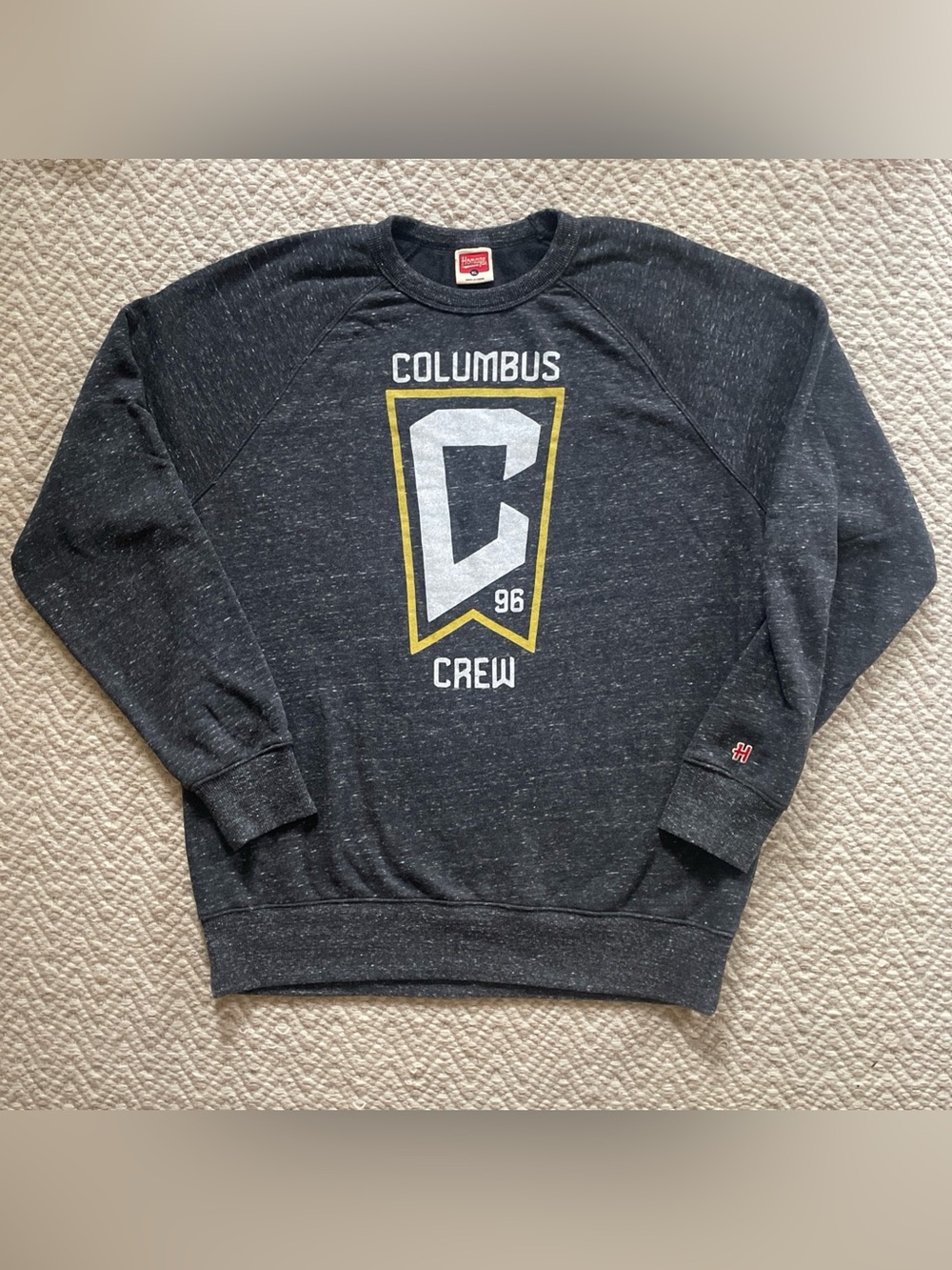 Columbus Crew 96 Sweatshirt Mens XL Black MLS Soccer Homage Fleece Sweater Top
